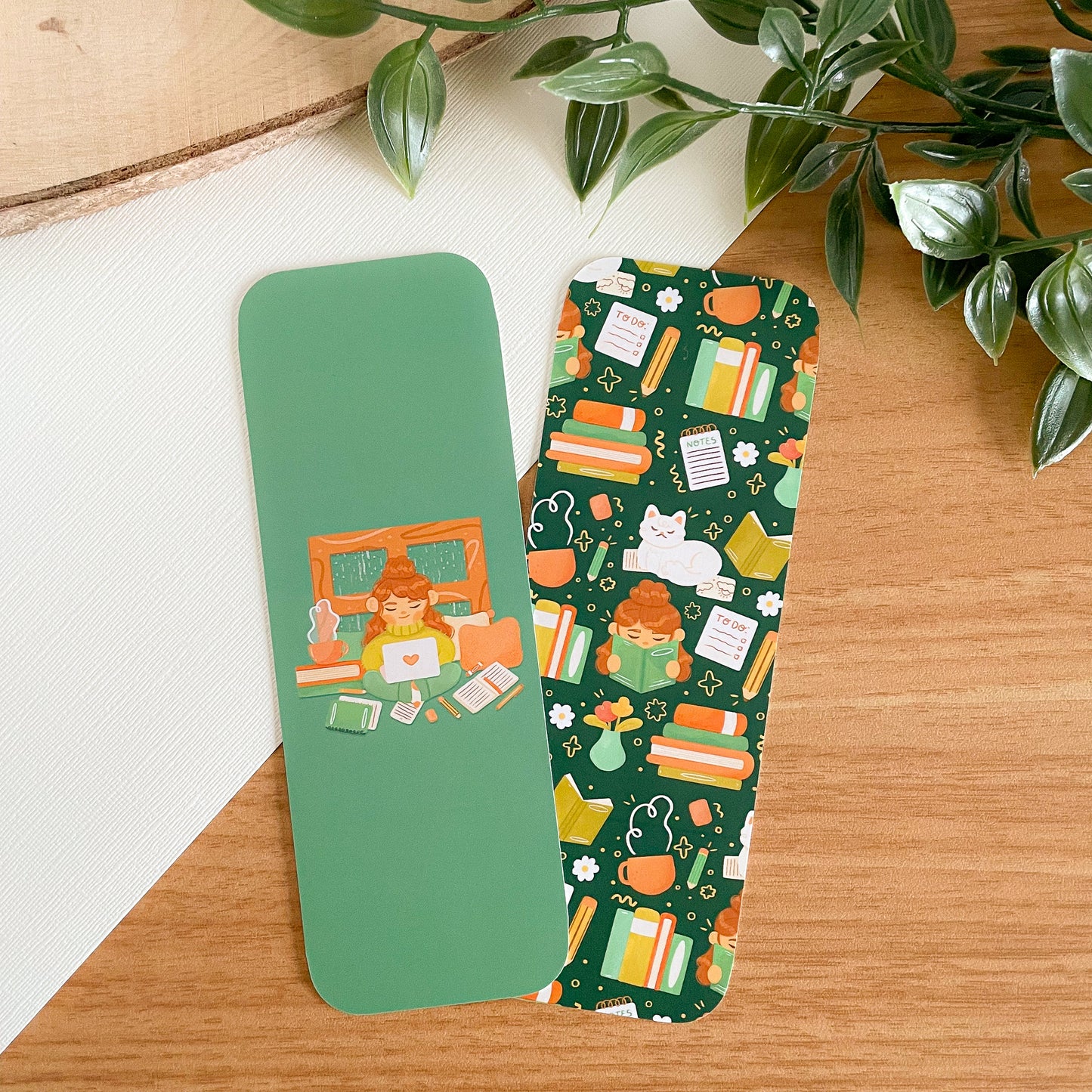 Studying Girl (Jan 23) - Limited Edition Patreon Bookmark