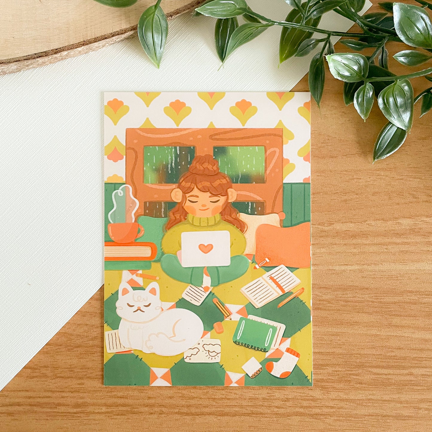 Studying Girl (Jan 23) - Limited Edition Patreon Print