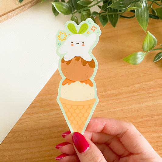 Ice Cream Meebloo - Limited Edition Patreon Glossy Vinyl Sticker