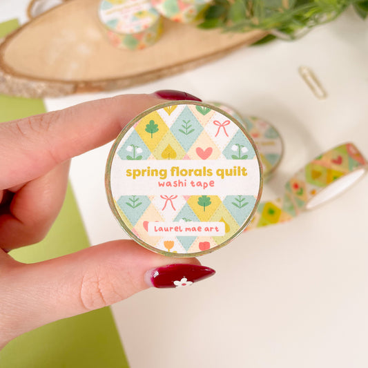 Spring Floral Quilt - Washi Tape
