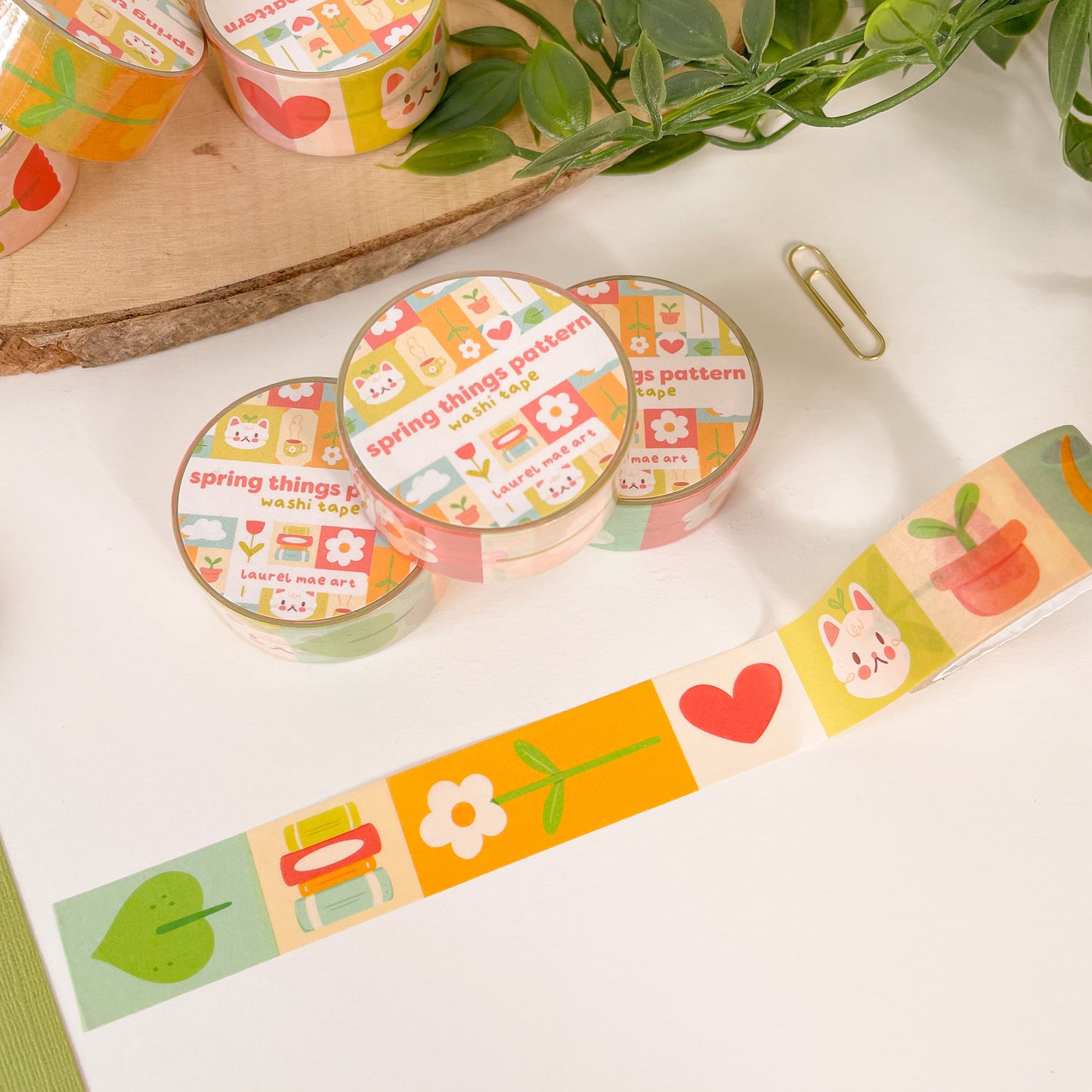 Spring Things - Chunky Washi Tape