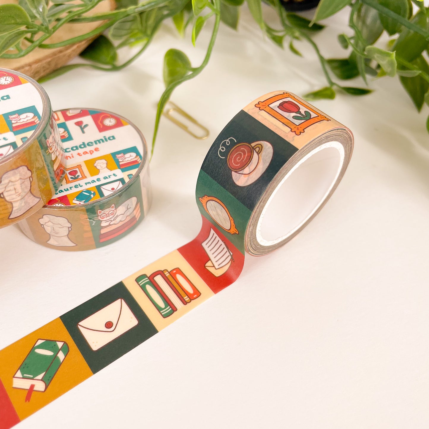 Dark Academia - Chunky Washi Tape