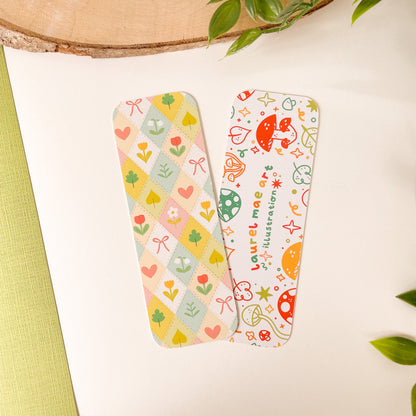 Spring Floral Quilt Bookmark