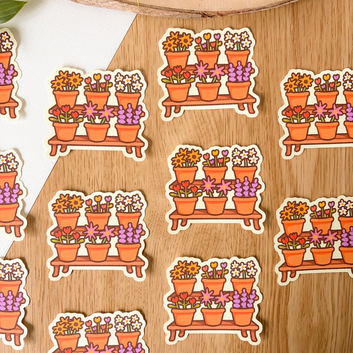Flower Shop Stand (April 25) - Limited Edition Patreon Matte Vinyl Sticker