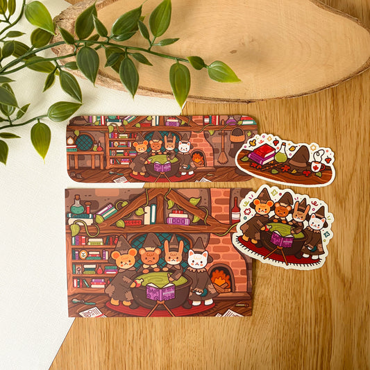 Witchy Critters (Sept 25) Limited Edition Patreon Mushy Mail Bundle