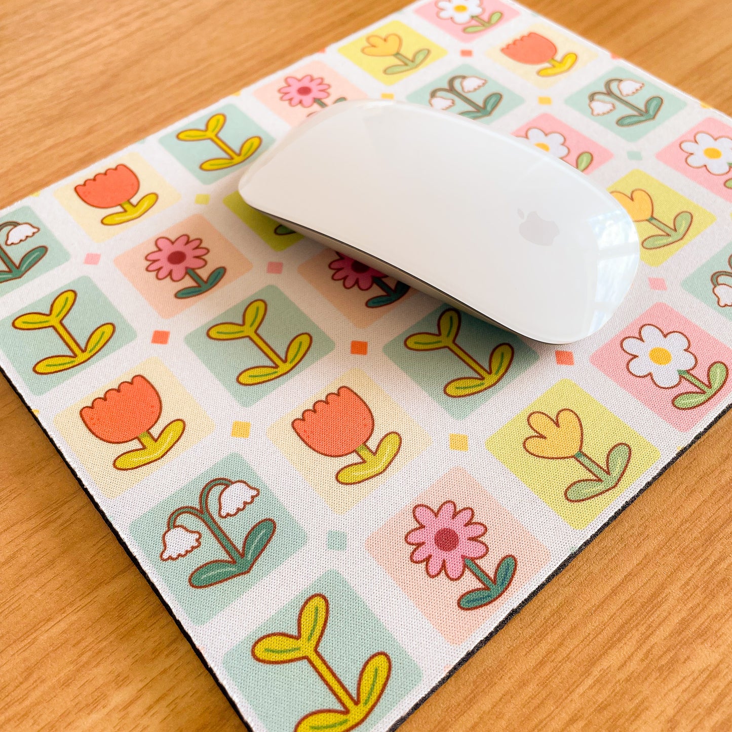 Flowers - Rectangle Mouse Mat