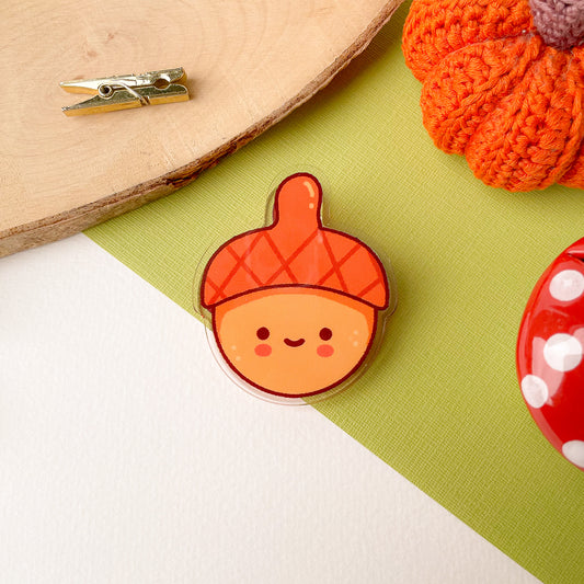 Lil Acorn - Acrylic Clip