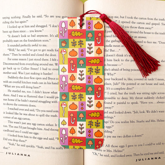 Fall Foraging Bookmark