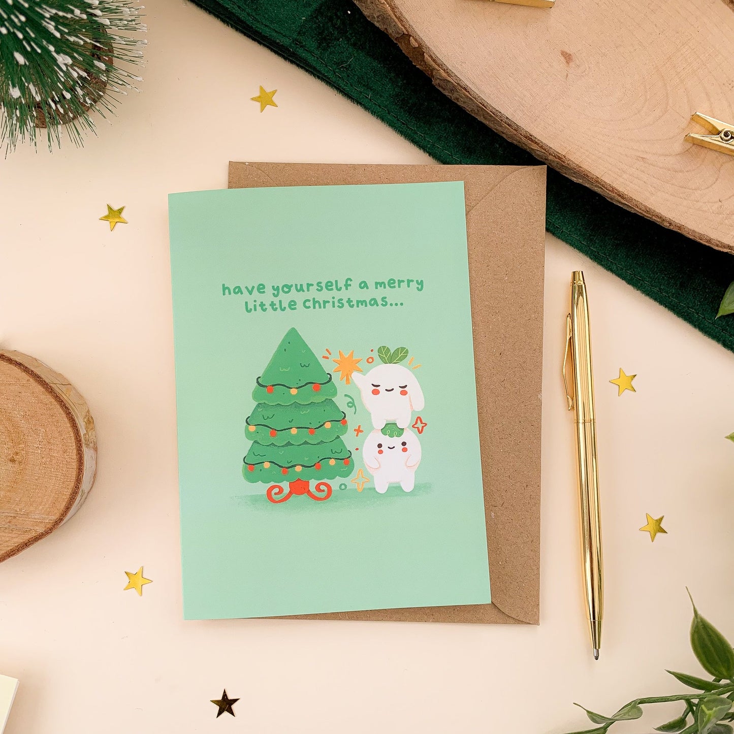 Tree Meebloos - Christmas Card