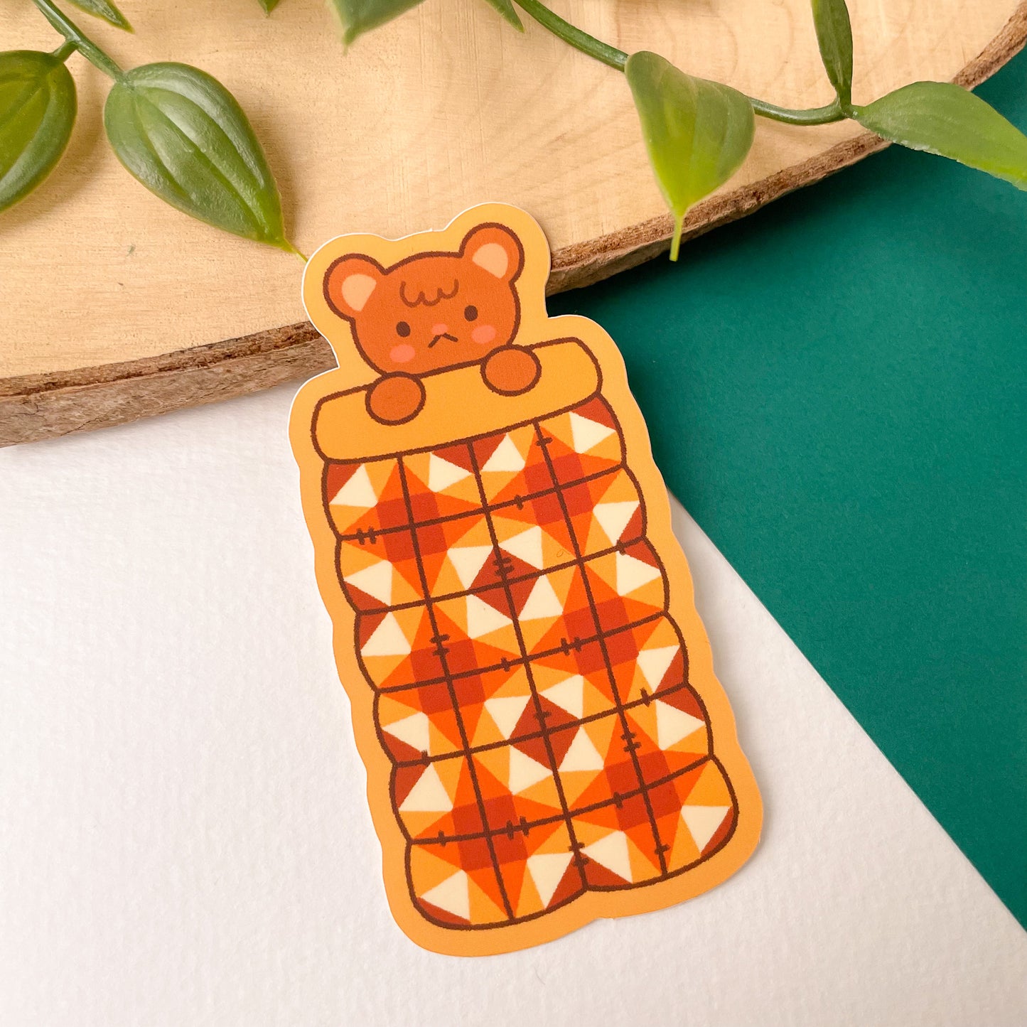 Sleepy Bear - Matte Vinyl Sticker