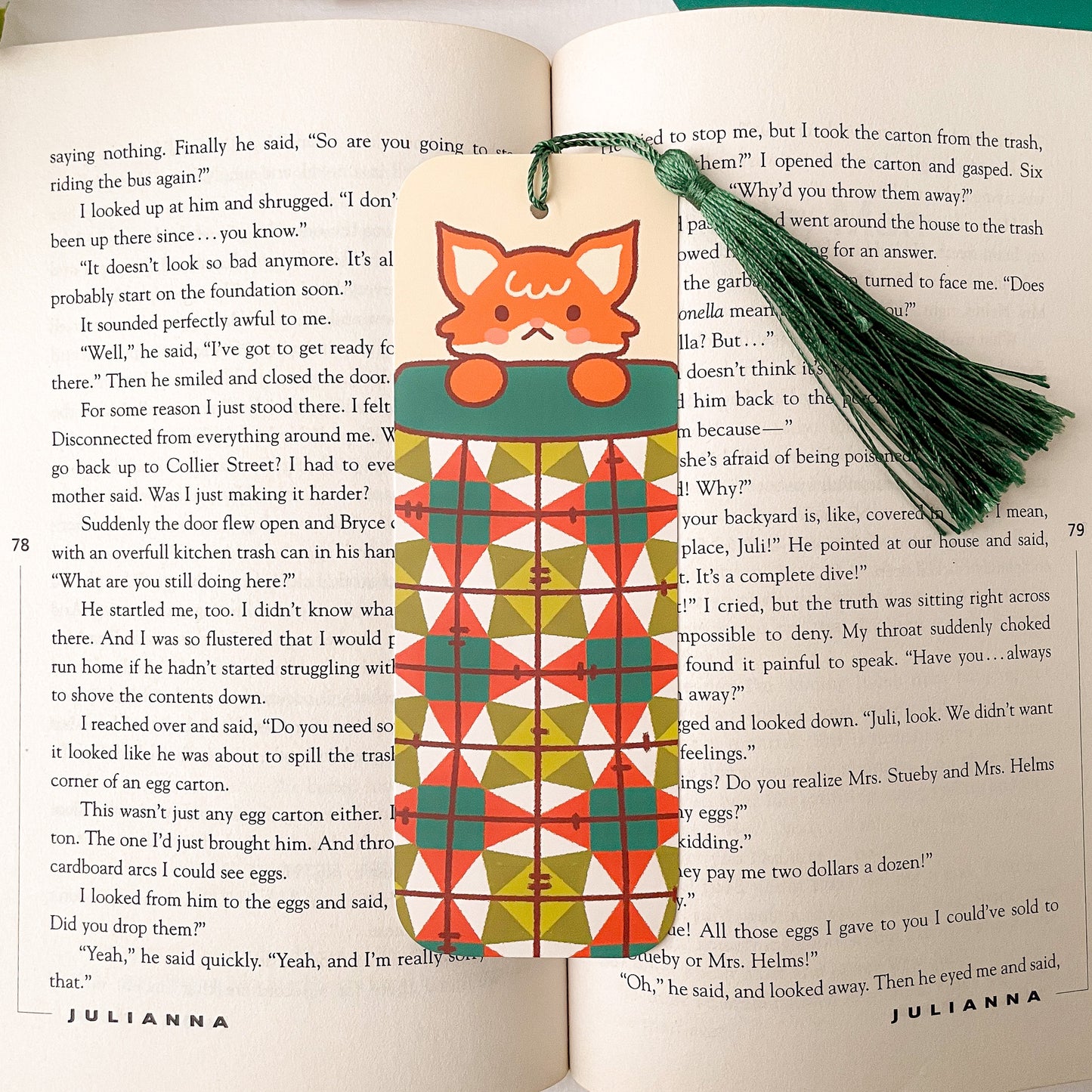 Sleepy Fox - Bookmark