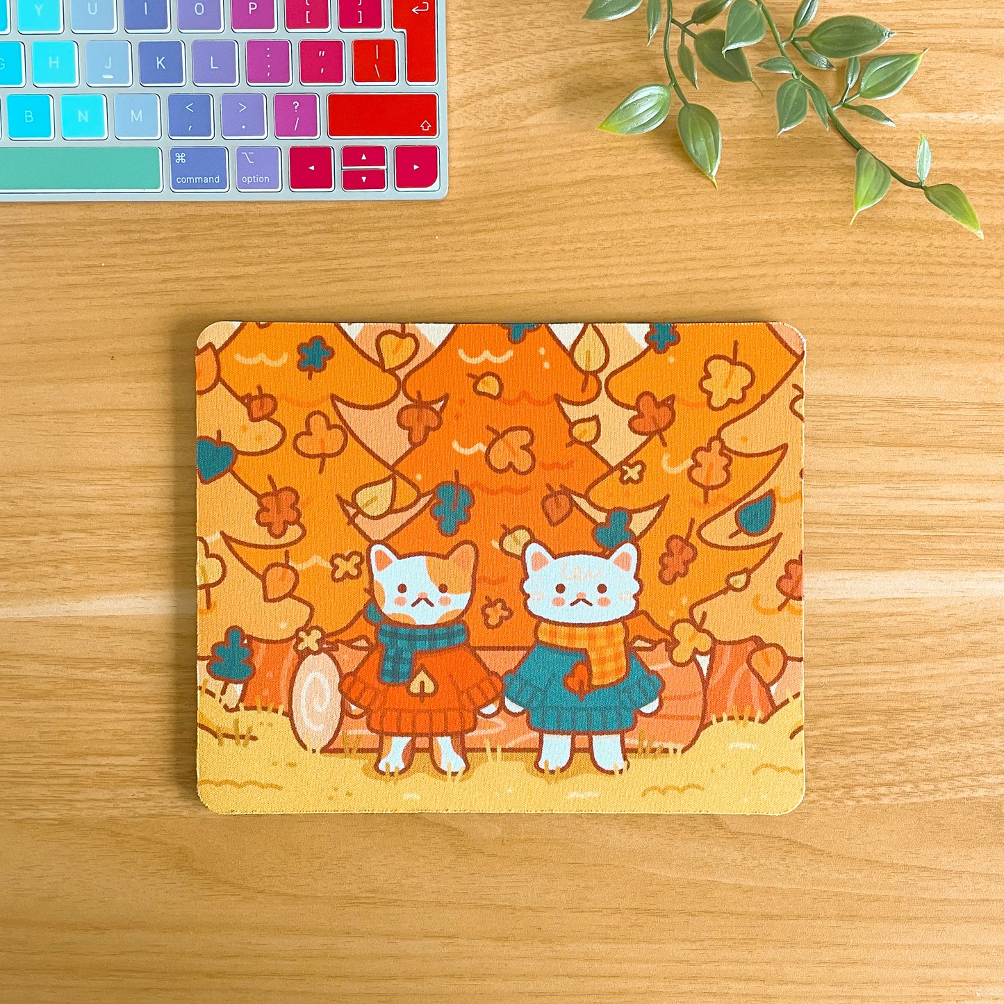 Autumnal Walks - Rectangle Mouse Mat
