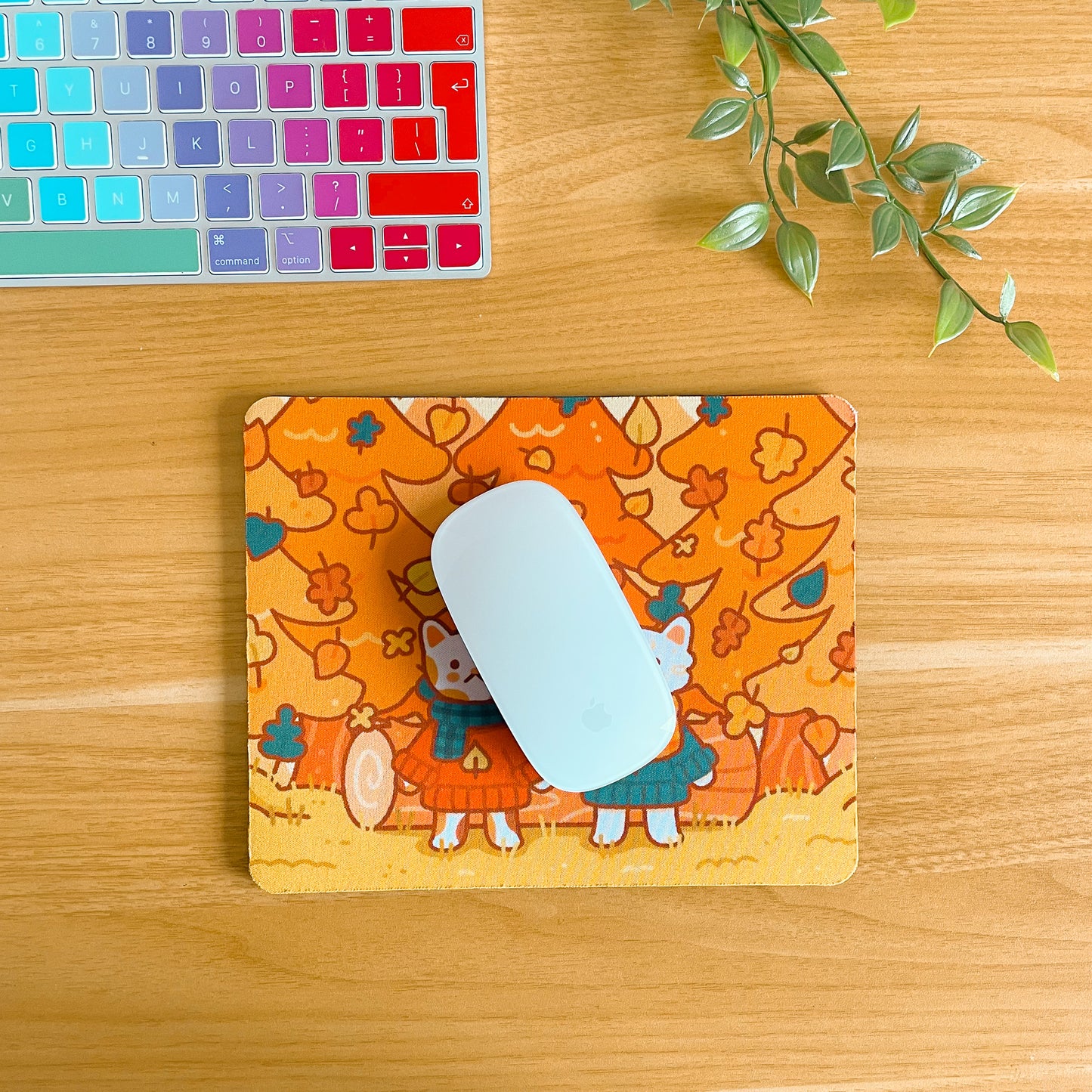 Autumnal Walks - Rectangle Mouse Mat