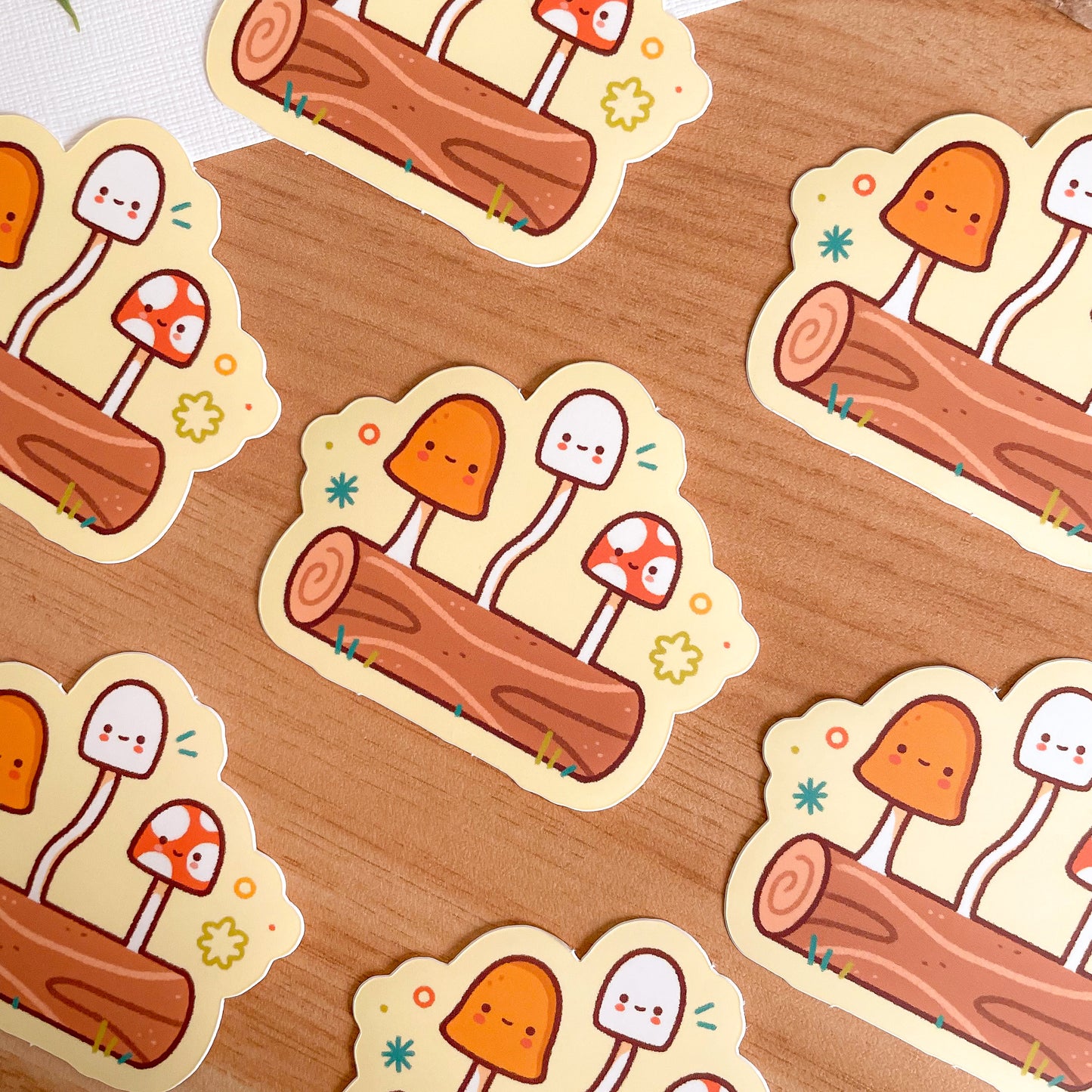 Mushroom Log (April 24) - Limited Edition Patreon Matte Vinyl Sticker