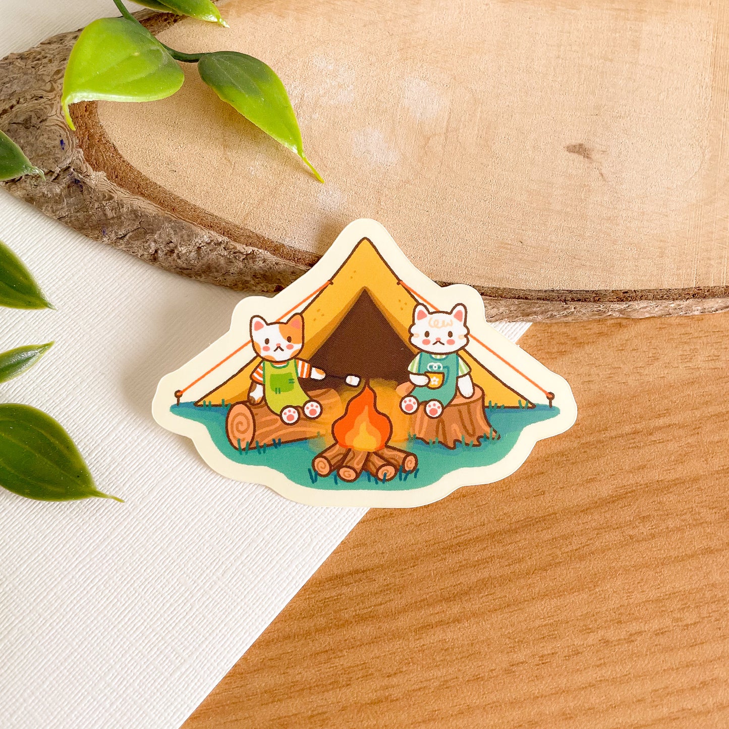 Camping Cats (July 24) Limited Edition Patreon Mushy Mail Bundle