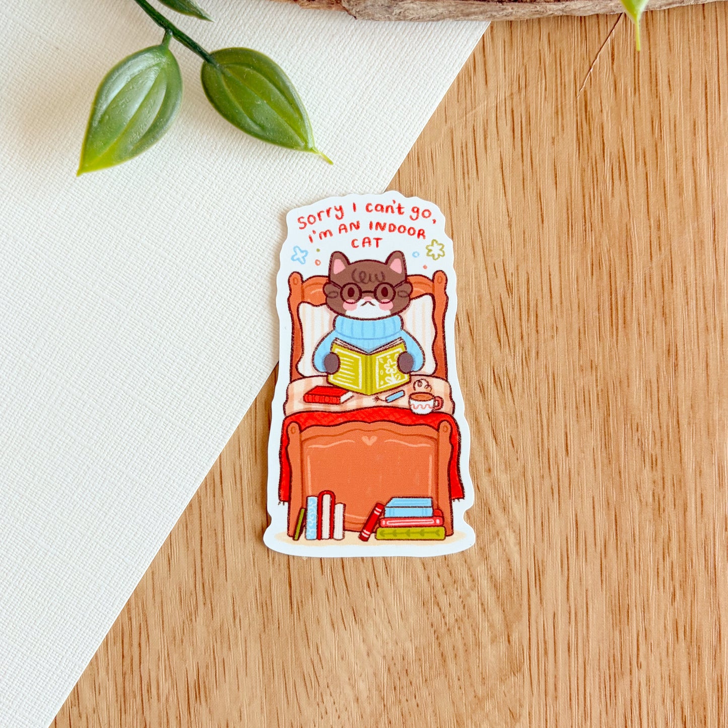 I'm an Indoor Cat - Matte Vinyl Sticker