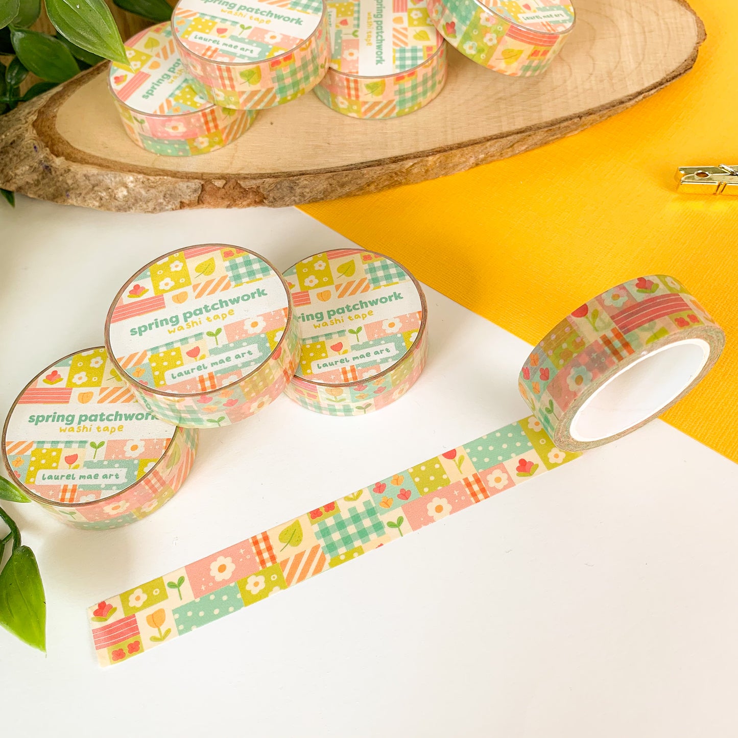 Spring Patchwork - Washi Tape