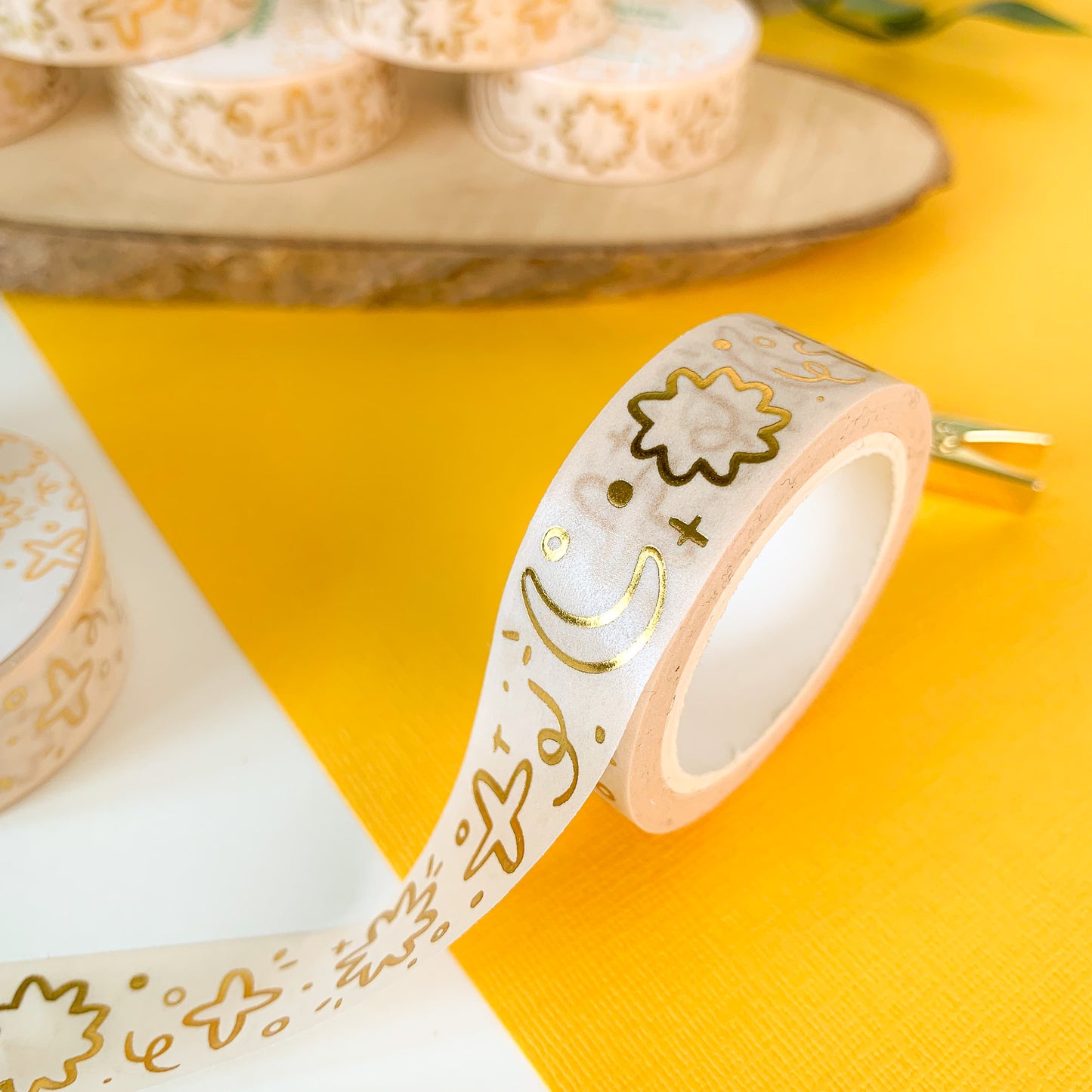 Sparkles - Gold Foil Washi Tape (Light)
