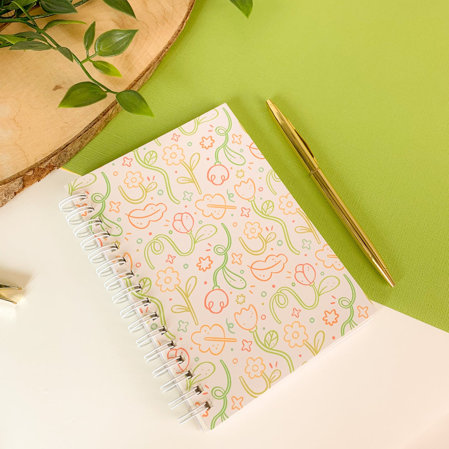 Floral Pattern - Reusable Sticker Book