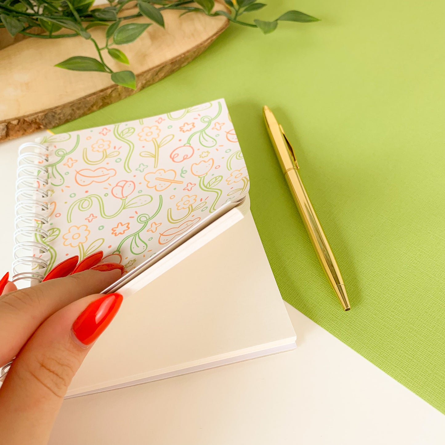 Floral Pattern - Reusable Sticker Book