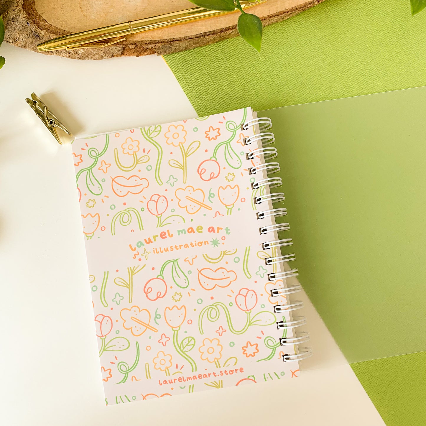 Floral Pattern - Reusable Sticker Book