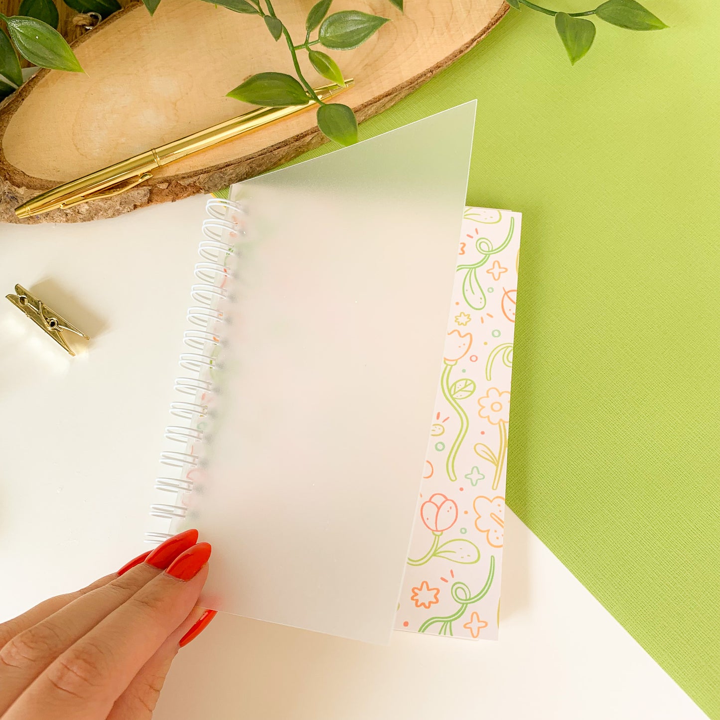 Floral Pattern - Reusable Sticker Book