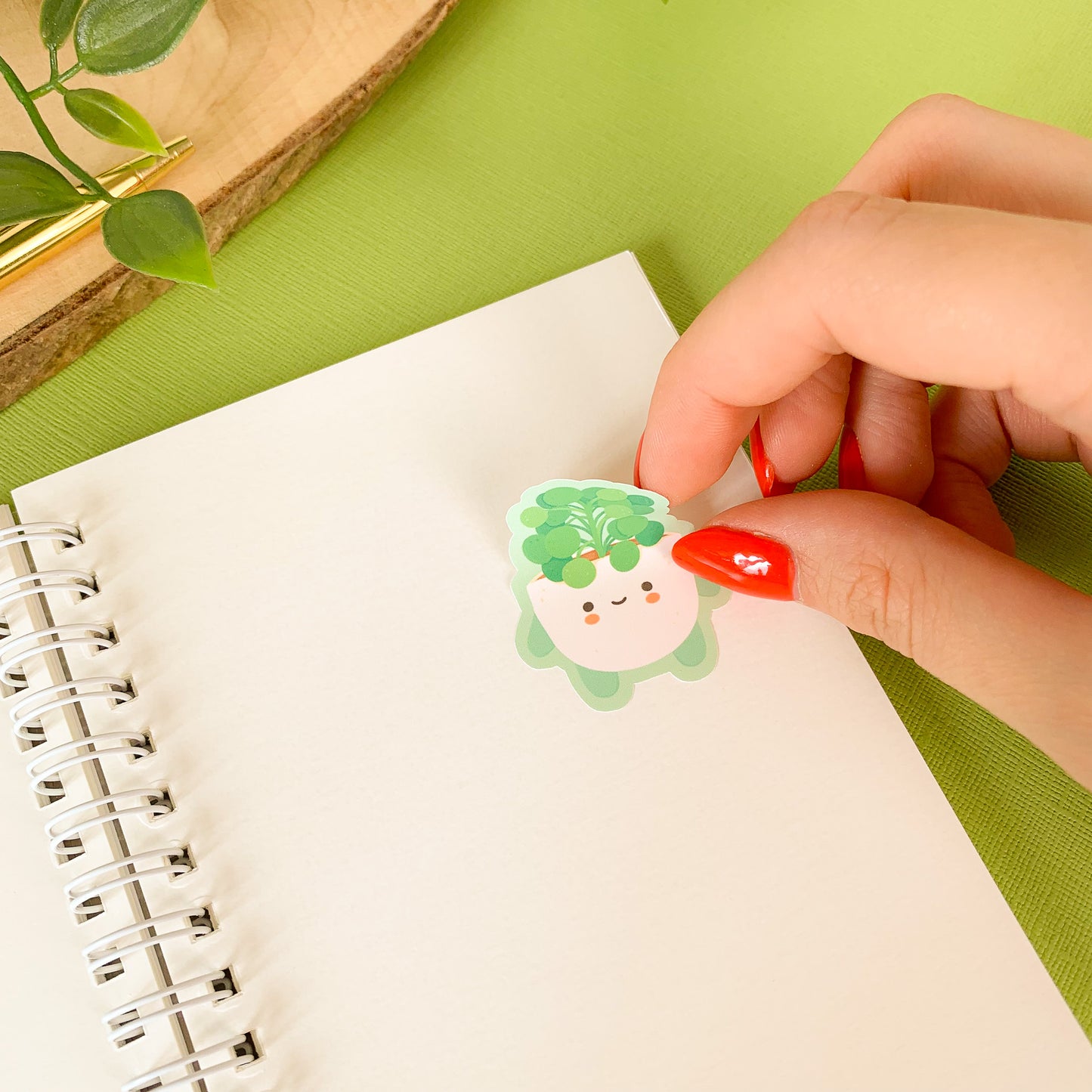 Floral Pattern - Reusable Sticker Book