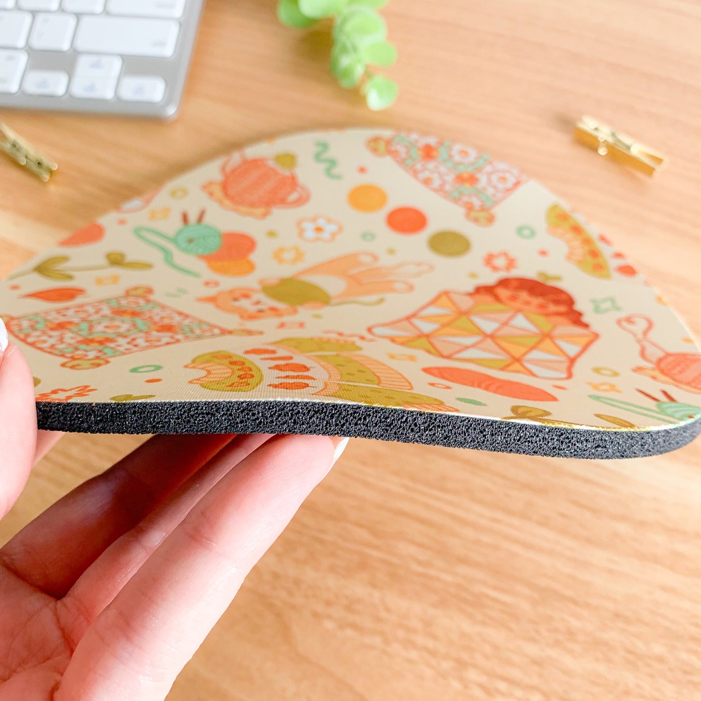 Cozy Knits - Round Mouse Mat