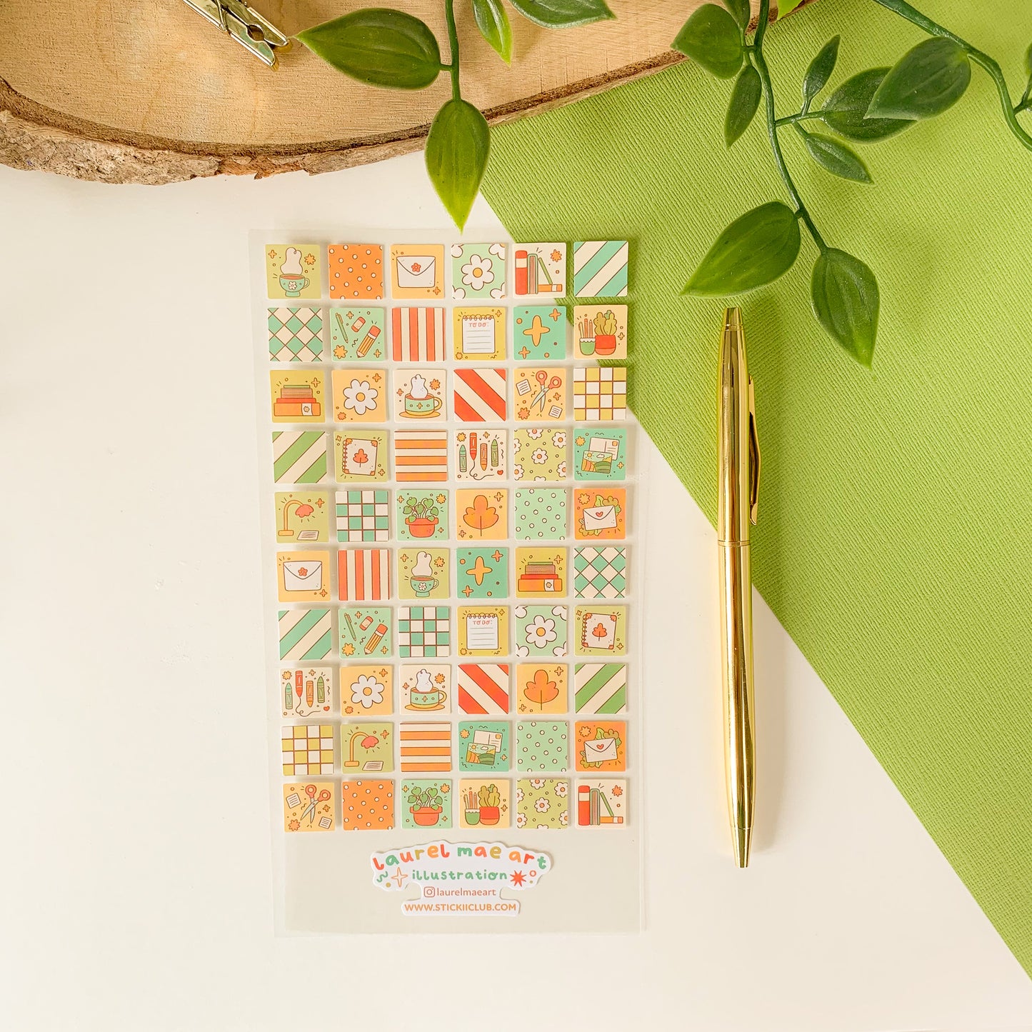 Pretty Stationery - Clear Sticker Sheet