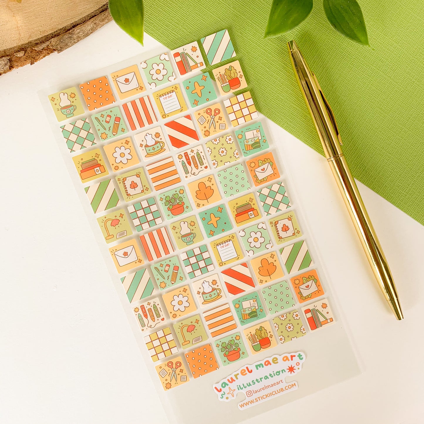 Pretty Stationery - Clear Sticker Sheet