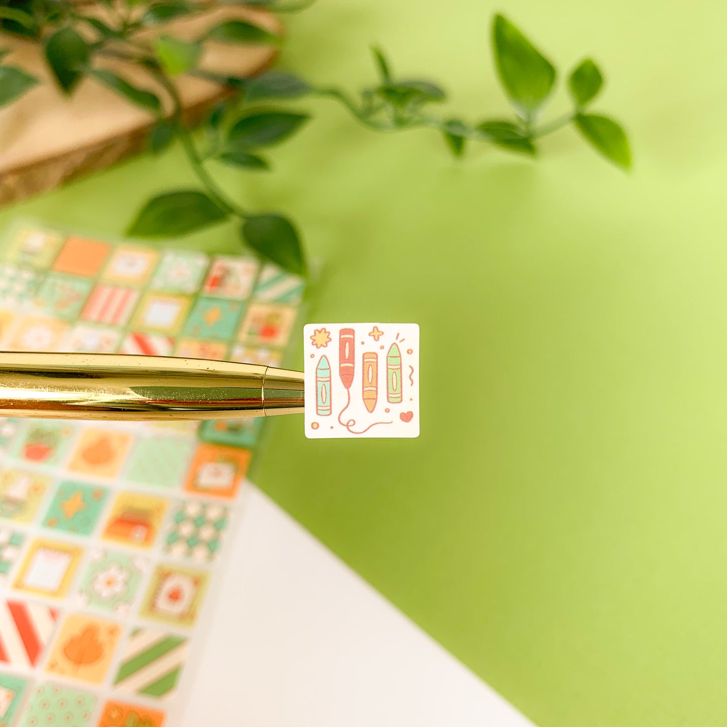 Pretty Stationery - Clear Sticker Sheet