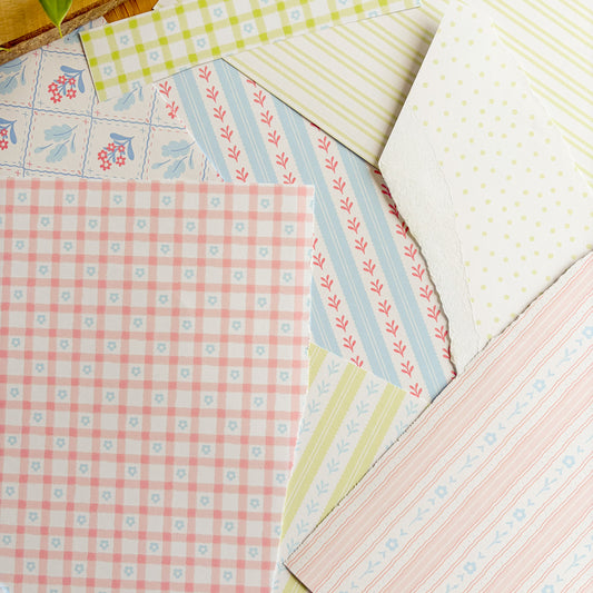 Spring Florals - Scrapbook Paper Book