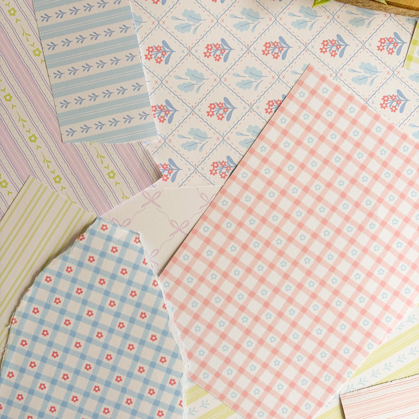 Spring Florals - Scrapbook Paper Book