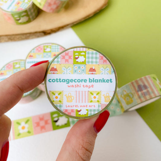 Cottagecore Blanket - Chunky Washi Tape