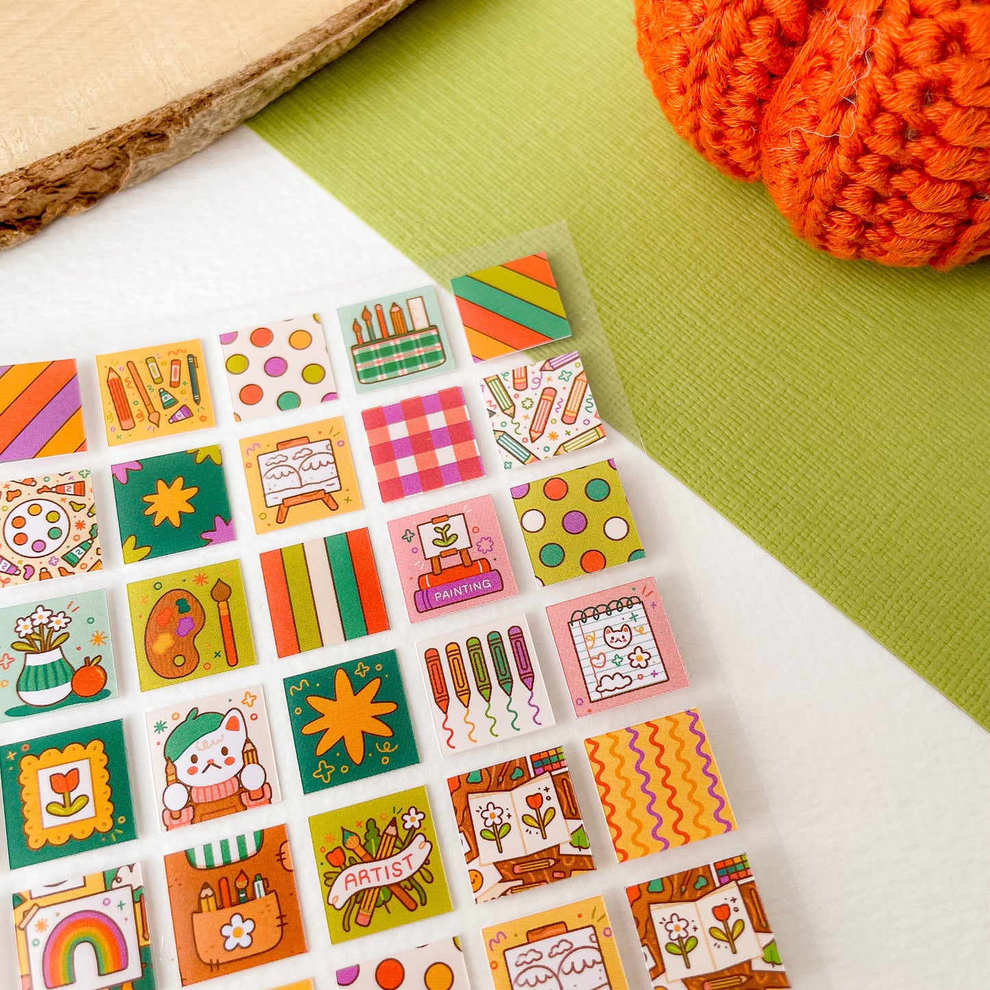 Artsy Things - Clear Matte Sticker Sheet