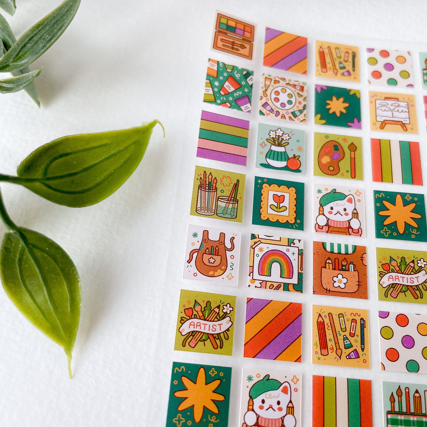 Artsy Things - Clear Matte Sticker Sheet