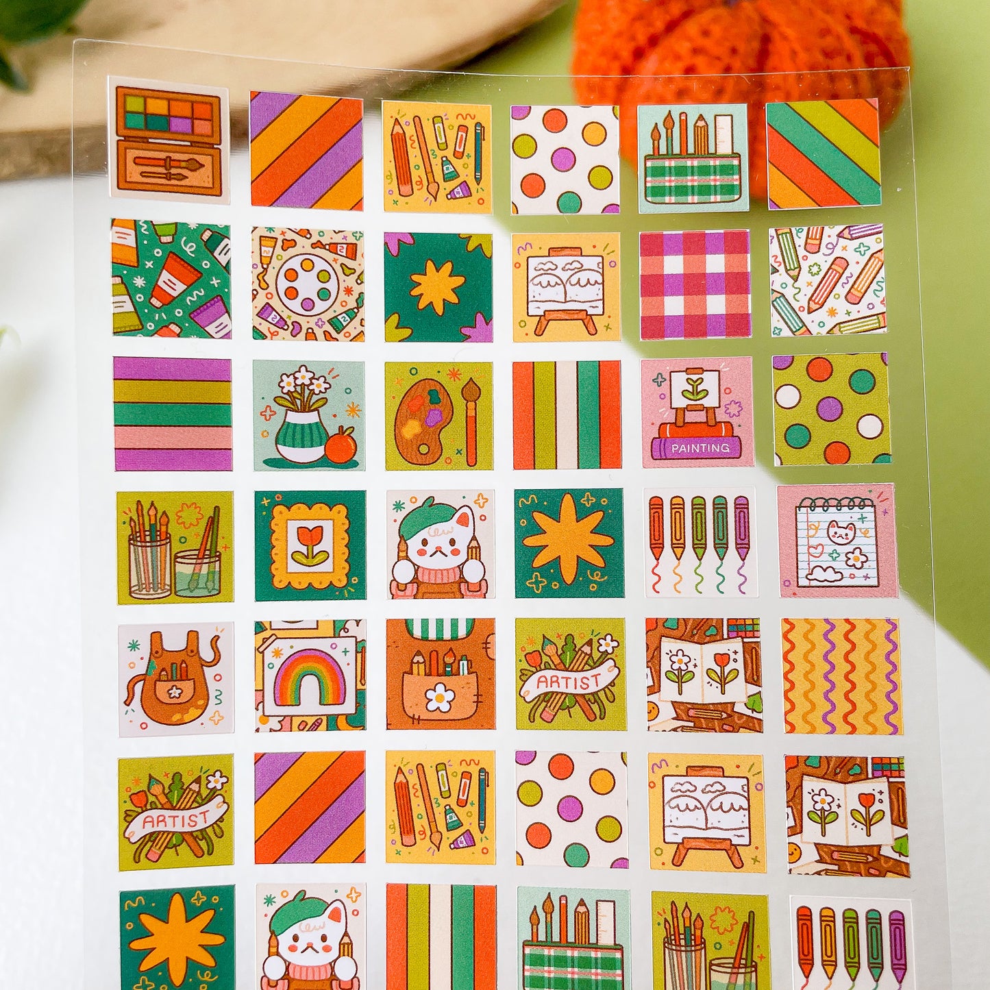 Artsy Things - Clear Matte Sticker Sheet