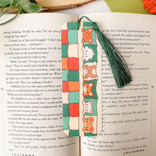Cozy Critters Bedtime Bookmark