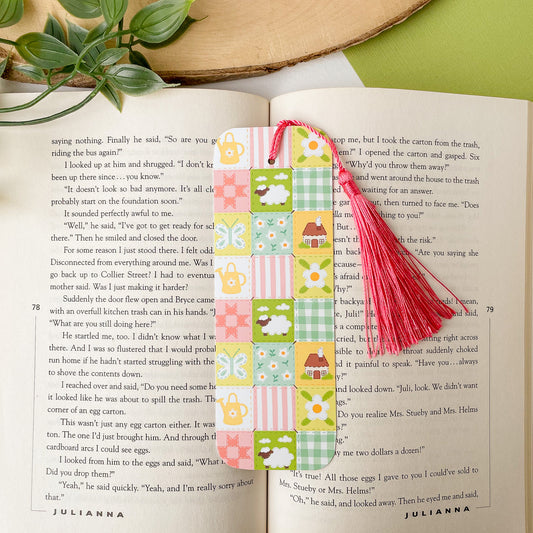 Cottagecore Blanket Bookmark