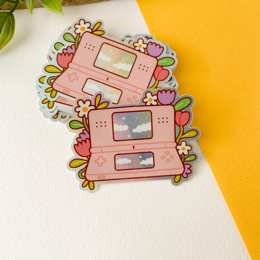Pink DS - Iridescent Sticker