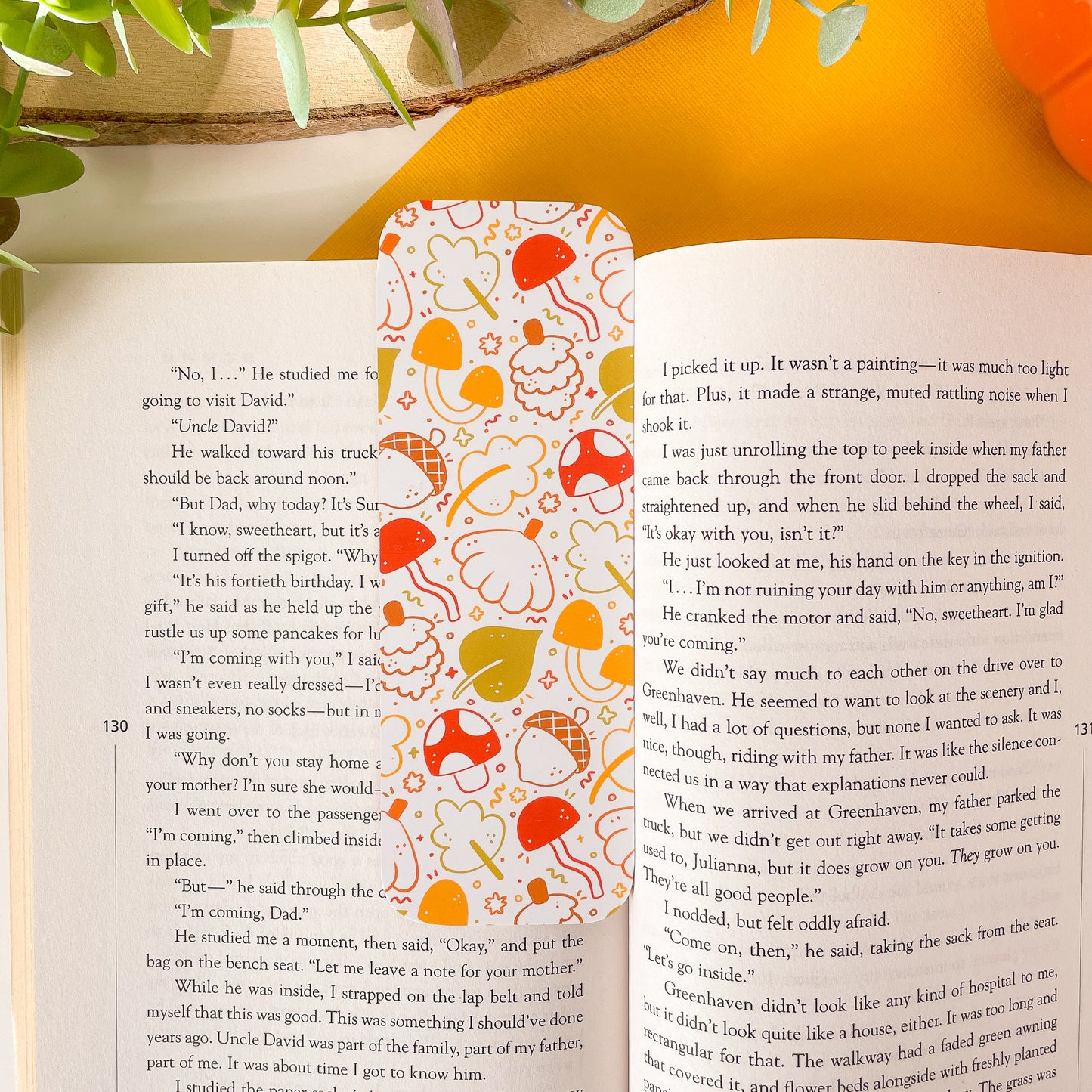 Autumn Pattern Bookmark