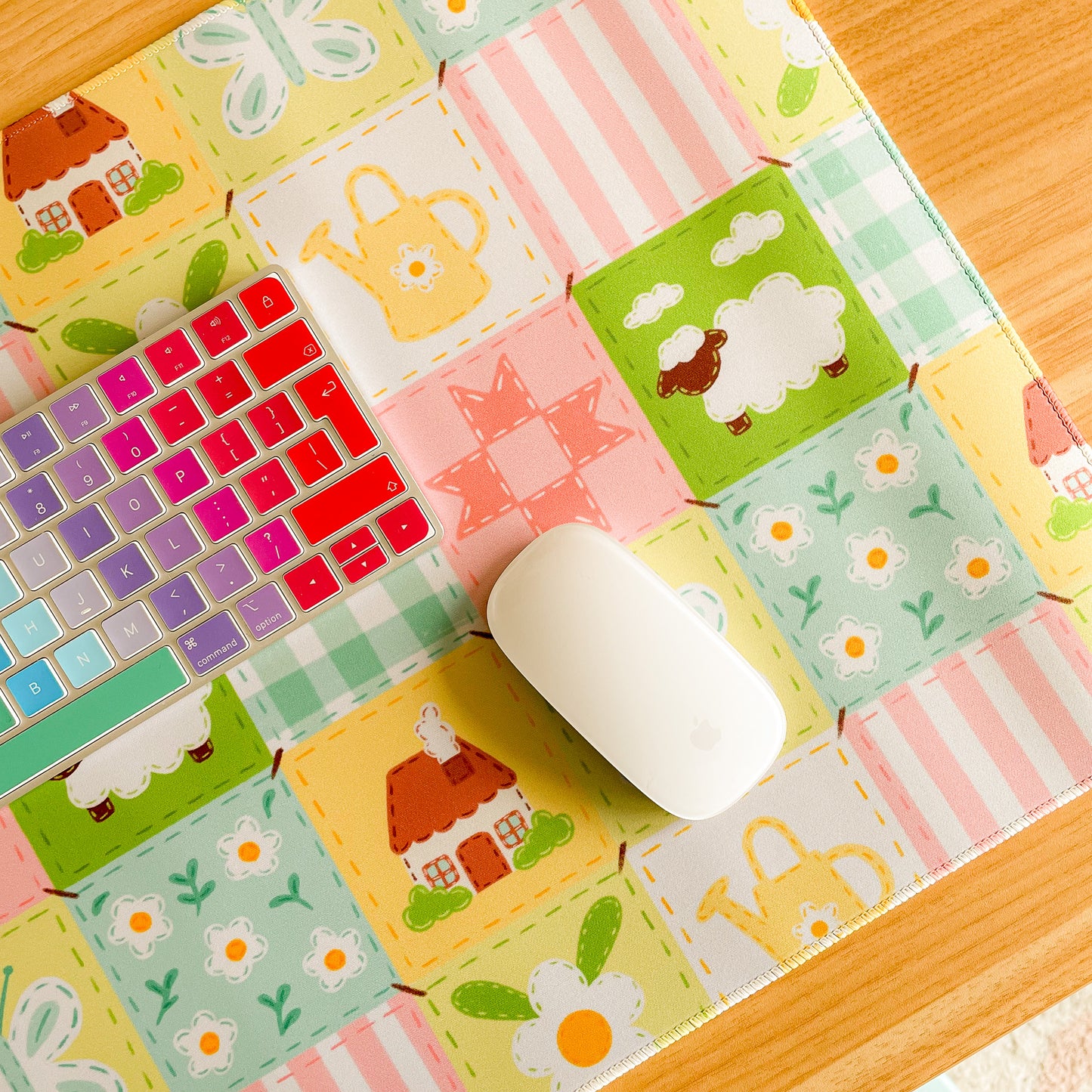 Cottagecore Blanket - Large Gaming Mouse Mat