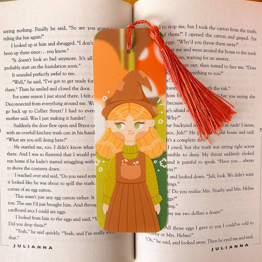 Mushroom Witch Bookmark