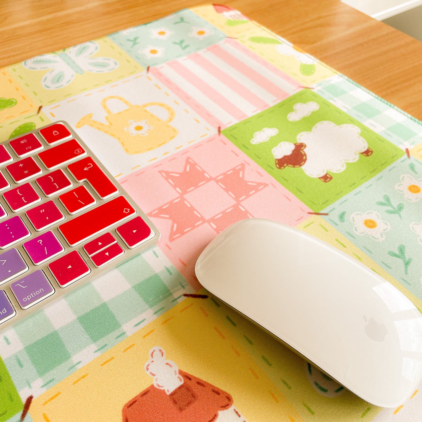 Cottagecore Blanket - Large Gaming Mouse Mat