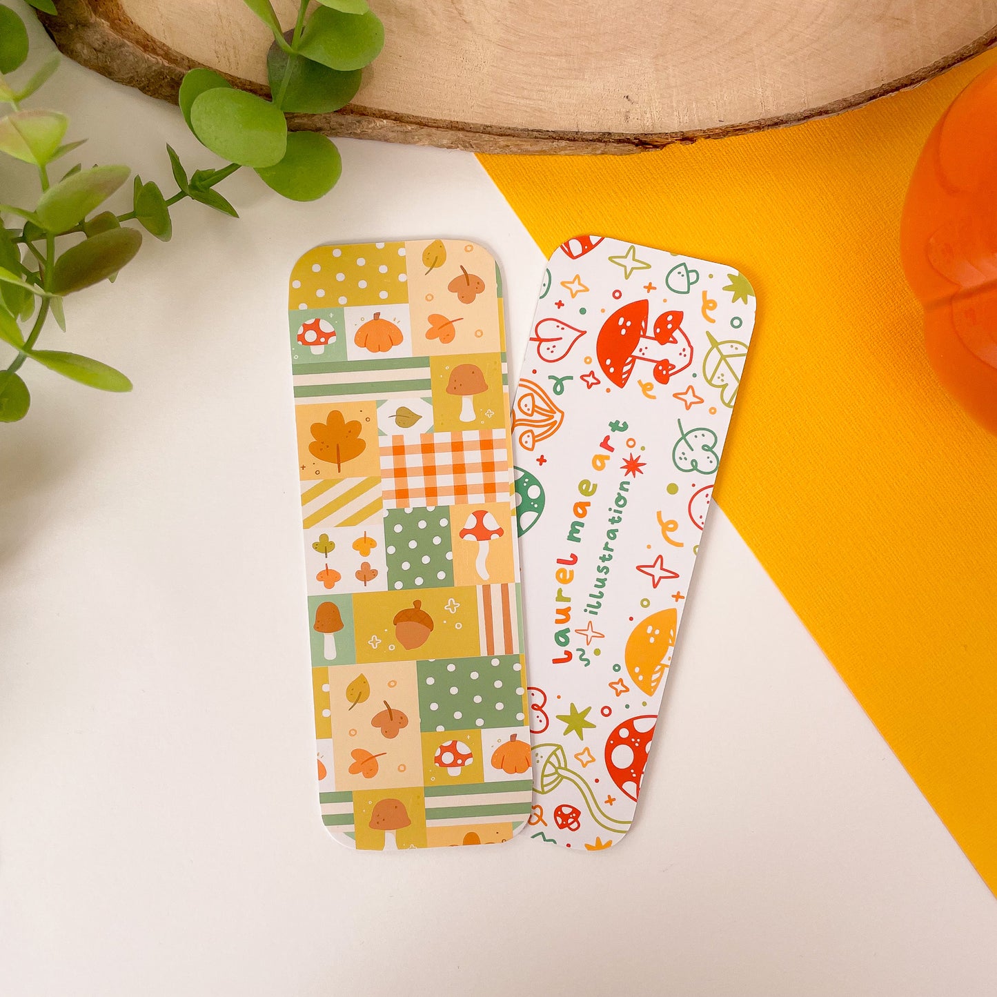 Cozy Patchwork Bookmark