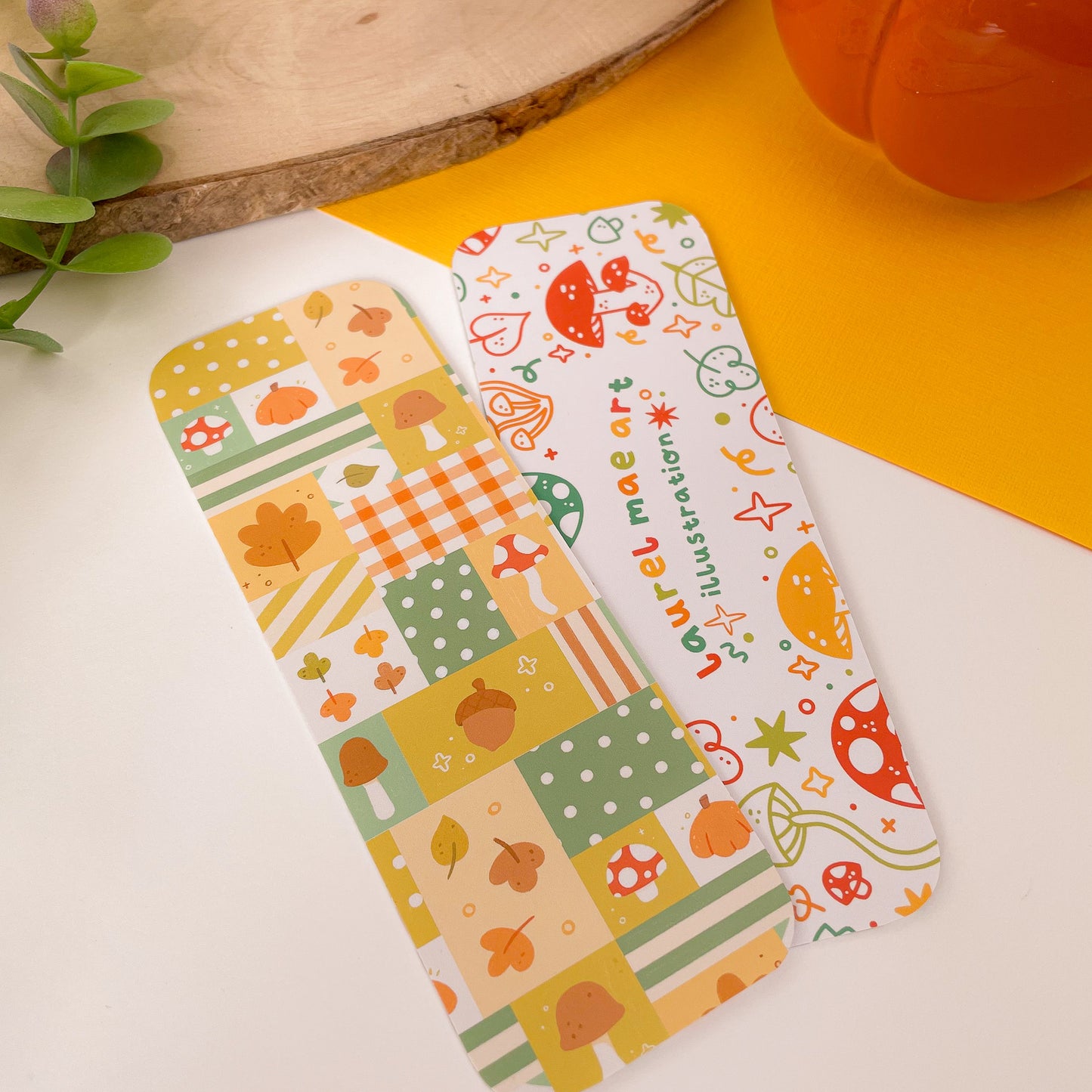 Cozy Patchwork Bookmark