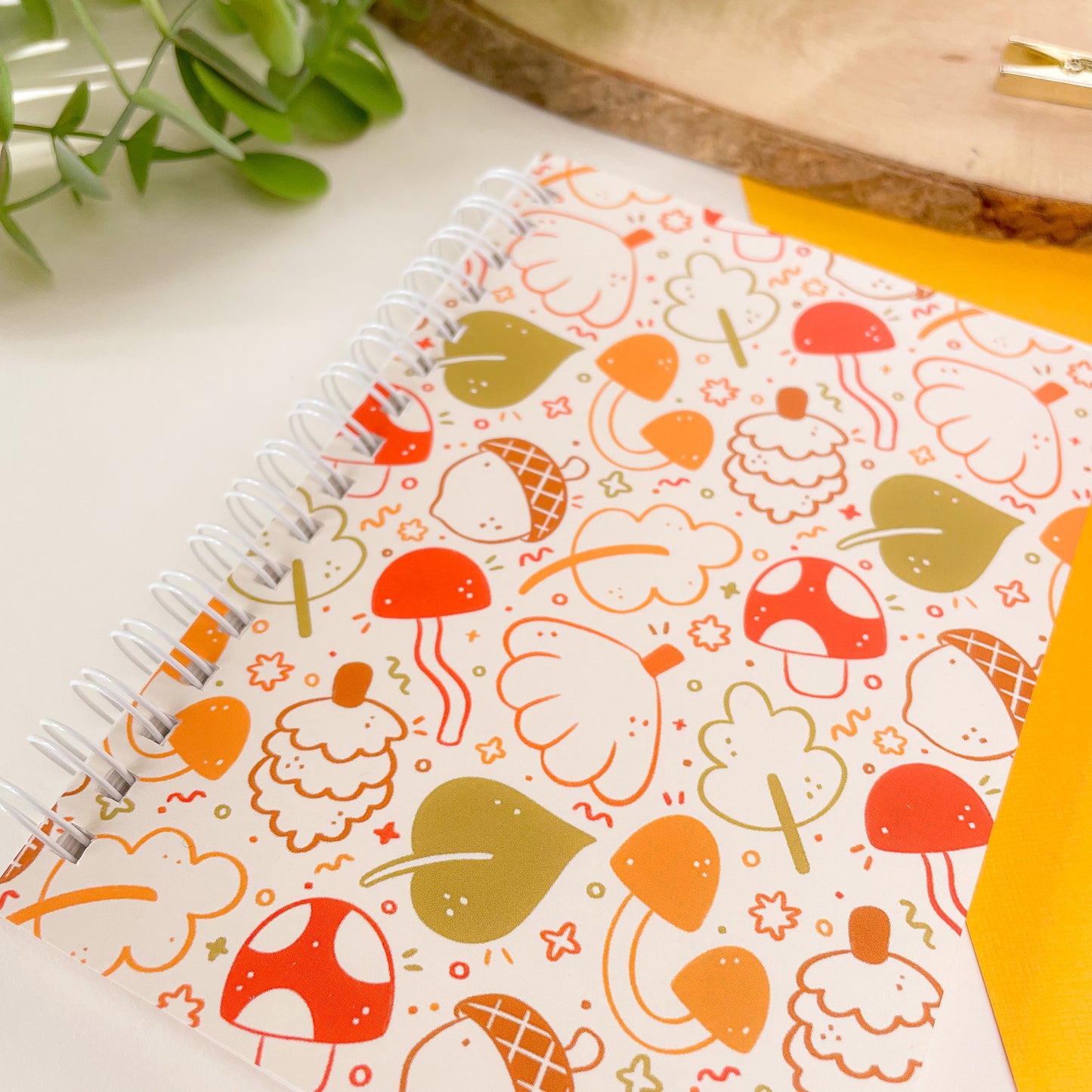 Autumn Pattern - Reusable Sticker Book