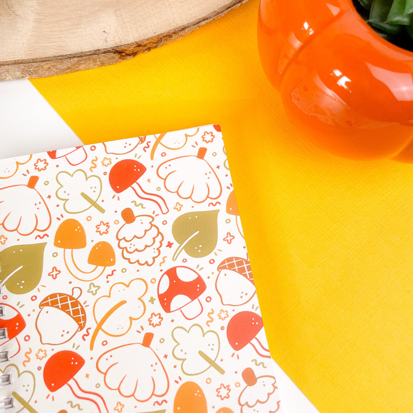 Autumn Pattern - Reusable Sticker Book