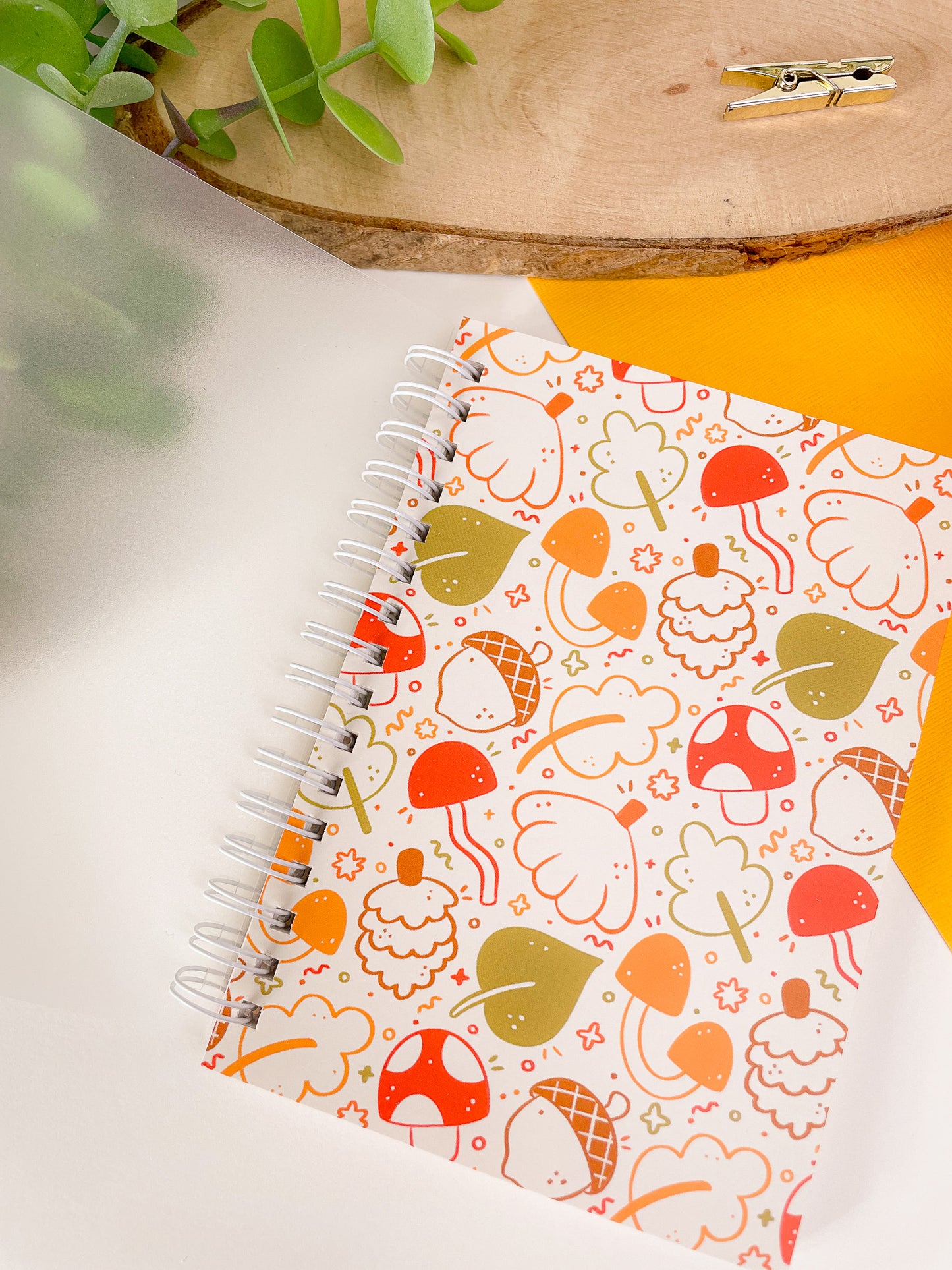 Autumn Pattern - Reusable Sticker Book