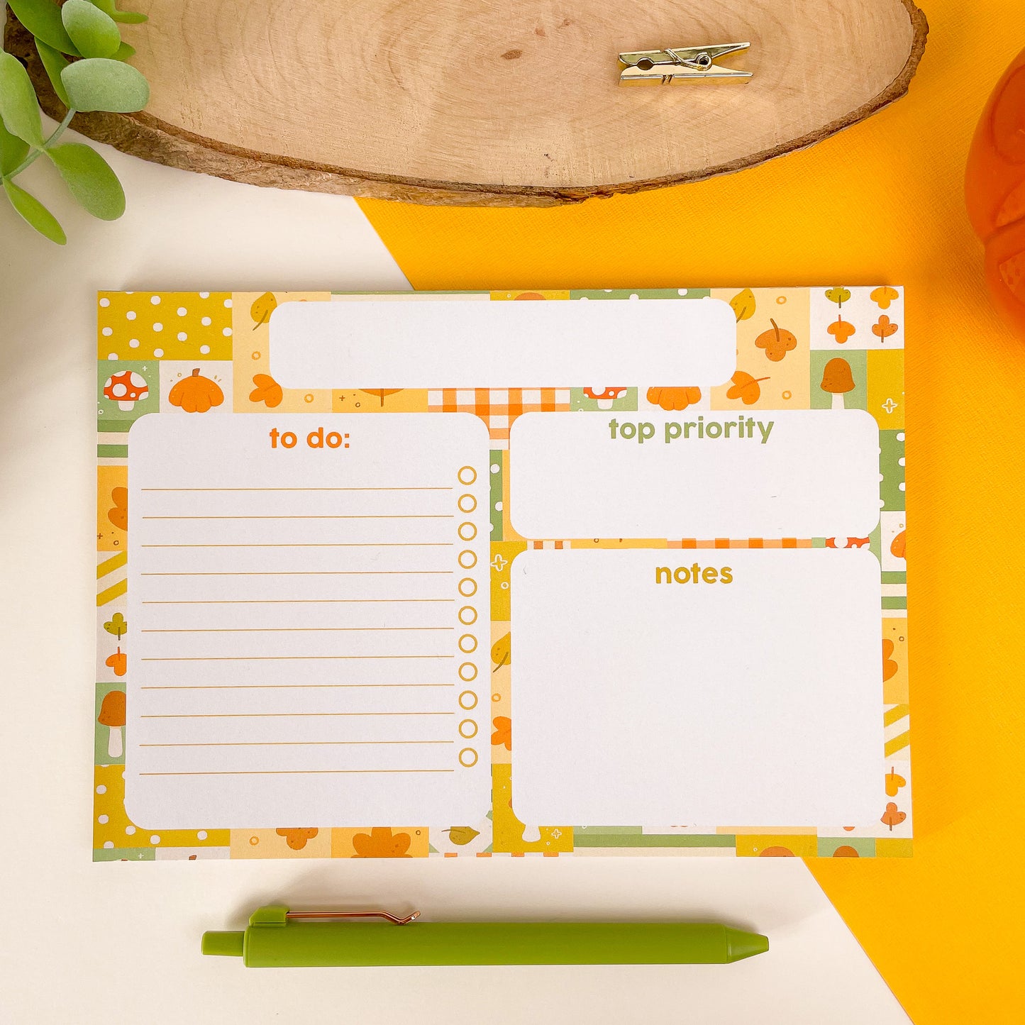 Cozy Patchwork A5 Daily Planner